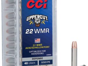 CCI 22WMR 40GR UPPERCUT JHP 50RD/BX 500RD/BRICK 60BX/CS