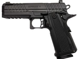 LFA Apollo 11 Compact Pistol - 9mm | Black |Aluminum Grip | 4.1" | 1x17rd Mag