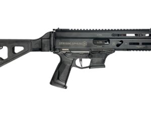Grand Power Stribog SP9A3G Pistol - Black | 9mm | 8" Threaded Barrel | 30rd | Utilizes Glock Style Mags | Folding SBT Brace