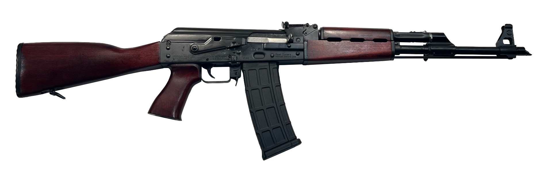 Zastava ZPAPM90 AK-47 Rifle BULGED TRUNNION 1.5MM RECEIVER - Serbian Red Wood | 5.56 NATO | 18.25" Chrome Lined Barrel | Red Wood Furniture