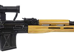 Century Arms RI035VN PSL w/Optic 7.62x54mmR 10+1 24.50" Black Steel Barrel & Receiver, Black Wood Skeletonized Stock