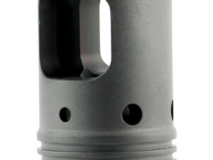 SureFire SFMB3383424 SOCOM Muzzle Brake Black DLC Stainless Steel with 3/4"-24 tpi Threads & 2.60" OAL for 338 Cal AR-Platform