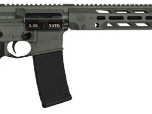 Diamondback DB1784K791 DB15 Obsidian 5.56 NATO 30+1 16" Black Nitride Threaded Barrel, Jungle Green Cerakote Picatinny Rail Aluminum Receiver, Magpul CTR Black Synthetic Stock & Magpul MOE K2 Grip