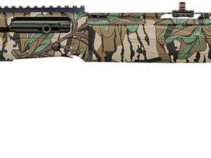 Mossberg 75810 SA-410 Tactical 410 Gauge Semi-Auto 3" 4+1 22" Mossy Oak Greenleaf Vent Rib Barrel, Mossy Oak Greenleaf Picatinny Rail Receiver, Fixed w/Pistol Grip Synthetic Stock