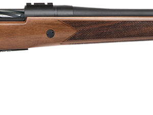 Mossberg 28239 Patriot  Full Size 7mm PRC 3+1 24" Matte Blued Fluted Threaded Barrel, Drilled & Tapped Matte Blued Stainless Steel Receiver, Walnut Fixed Stock
