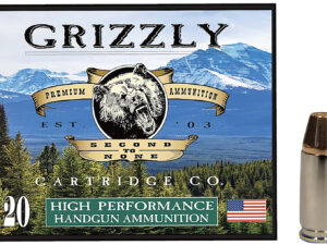 Grizzly Ammo GC9+P+CM8   9mm+P 147gr Full Metal Jacket Flat Point 20 Per Box/10 Case