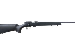 CZ 457 AMERICAN SUPPRESSOR READY 17HMR RIFLE 20" THREADED BBL, BLACK SYNTHETIC STOCK 5RD MAGAZINE