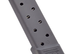 CMC Products MRPM45FS10B Power Mag Railed 10rd 45 ACP Fits 1911 Government Black Stainless Steel