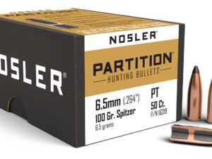 Nosler 16319 Partition  6.5 Creedmoor 100gr Partition Spitzer 50/Box