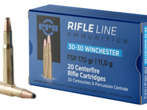 PPU PP30302 Standard Rifle  30-30Win 170gr Flat Soft Point 20 Per Box/10 Case