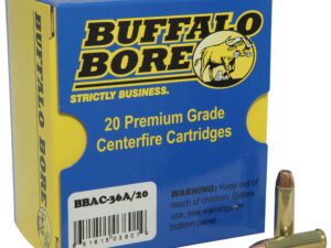 Buffalo Bore Ammunition 17A20 Heavy Strictly Business 35Rem 220gr Semi Jacketed Flat Point 20 Per Box/12 Case