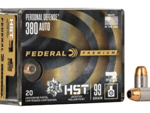 FED PRM HST 380ACP 99GR JHP 20/200
