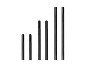YHM ROD KIT FOR VICTRA-12 BLK