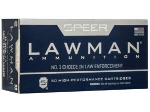 Speer Lawman Clean-Fire Handgun Ammunition .38 Spl 125gr TMJ 900 fps 50/ct
