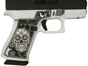 Glock 43X "Sugar Skull" Black & White Handgun 9mm Luger 10rd Magazines(2) 3.4" Barrel Front Grip Rail RMR/c Optic Cut USA Made