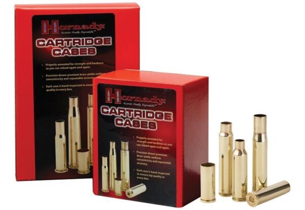 Hornady Unprimed Brass Handgun Cartridge Cases .44 Mag 100/ct