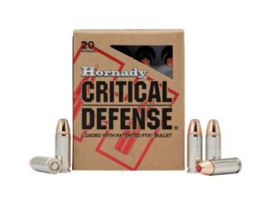 Hornady Critical Defense Handgun Ammunition .30 Super Carry 100gr FTX 1250 fps 20/ct