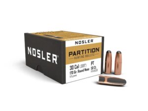 Nosler Partition Bullets .30 cal .308" 170 gr RN 50/ct