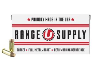 Underwood Range Supply Handgun Ammunition 10mm Auto 180 Grain FMJ 1250 fps 50/ct