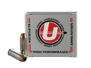 Underwood Ammo XTP Jacketed Hollow Point Handgun Ammunition 45 Colt (+P) 250gr JHP 1400 fps 20/ct