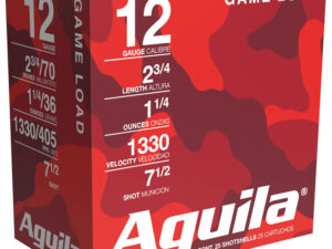 Aguila 1CHB1207 Birdshot High Velocity 12Gauge 2.75" 1 1/4oz 7.5Shot 25 Per Box/10 Case