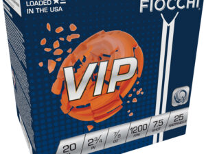 Fiocchi 20VIP75 Exacta Target VIP 20Gauge 2.75" 7/8oz 7.5Shot 25 Per Box/10 Case