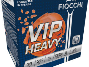 Fiocchi 28VIPH8 Exacta Target VIP Heavy 28Gauge 2.75" 3/4oz 8Shot 25 Per Box/10 Case