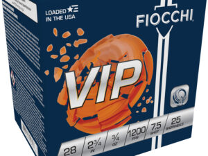 Fiocchi 28VIP75 Exacta Target VIP 28Gauge 2.75" 3/4oz 7.5Shot 25 Per Box/10 Case