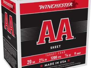 Winchester Ammo AA209 AA  20Gauge 2.75" 7/8oz 9Shot 25 Per Box/10 Case