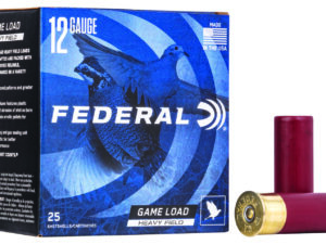Federal H1234 Game-Shok Heavy Field 12Gauge 2.75" 1 1/8oz 4Shot 25 Per Box/10 Case