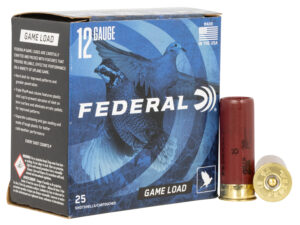 Federal H1218 Game-Shok Upland 12Gauge 2.75" 1oz 8Shot 25 Per Box/10 Case