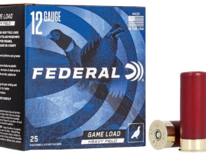 Federal H1254 Game-Shok Heavy Field 12Gauge 2.75" 1 1/4oz 4Shot 25 Per Box/10 Case