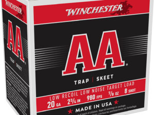 Winchester Ammo AA20FL8 AA Low Recoil 20Gauge 2.75" 7/8oz 8Shot 25 Per Box/10 Case