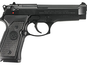 Beretta USA J92F300M 92FS  Full Size Frame 9mm Luger 15+1 4.90" Black Bruniton Barrel, Serrated Steel Slide, Frame w/Beavertail, Ambidextrous USA Made