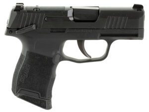 Sig Sauer 365380BSSMS P365  Micro-Compact 380 ACP 10+1 3.10" Black Carbon Steel Barrel, Black Nitron Optic Ready/Serrated Slide & Frame w/Sig Rail, Black Polymer Grips, Manual Safety, Right Hand