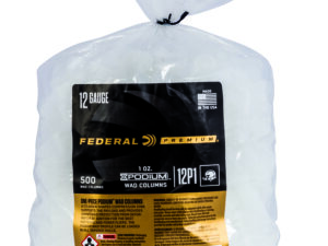 Federal 12P1 Podium Wad Premium 12Gauge 1oz White Plastic 500/10