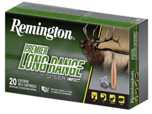 Remington Ammunition R28828 Premier Long Range 6.5PRC 140gr Speer Impact 20 Per Box/10 Case