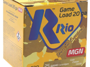 Rio Ammunition RC20MGN5 Game Load  20Gauge 3" 1 1/4oz 5Shot 25 Per Box/10 Case