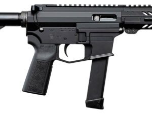 Angstadt Arms AAUDP09P06 UDP-9  9mm Luger 15+1 6" Black Melonite Threaded Barrel, 5.50" Free Float M-LOK Handguards, Black Cerakote Aluminum Picatinny Rail Receiver, Black B5 Grips