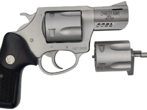 Charter Arms 73920 Mag Pug & Pitbull  38 Special 357 Mag 9mm 5 Shot 2.2" Stainless Steel Classic Walnut Wood Grip