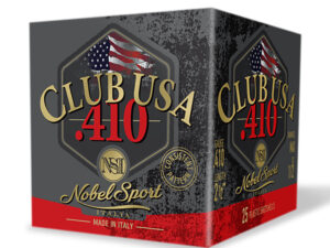Nobel/eurosports Llc ANS4126  Club USA 410Gauge 2.50" 1/2oz 6Shot 25 Per Box/10 Case