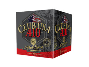 Nobel/Eurosports LLC ANS4129  Club USA 410Gauge 2.50" 1/2oz 9Shot 25 Per Box/10 Case