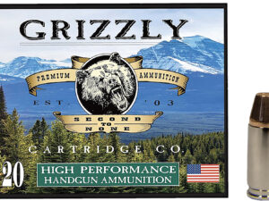 Grizzly Ammo GC9+P+CM7   9mm+P 124gr Full Metal Jacket Flat Point 20 Per Box/10 Case