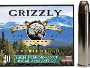Grizzly Ammo GC45/70+P3   45-70Gov+P 350gr Bonded Flat Point 20 Per Box/10 Case