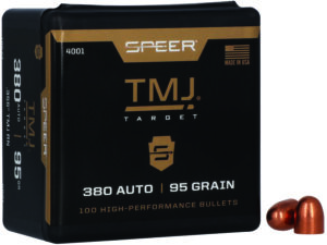 Speer 4001 TMJ  380ACP 95gr Total Metal Jacket 100 Per Box/5 Case
