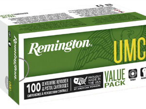 Remington Ammunition 23753 UMC Value Pack 9mmLuger 115gr Jacketed Hollow Point 100 Per Box/6 Case