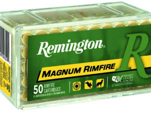 Remington Ammunition 21172 Magnum Rimfire  22WMR 40gr Pointed Soft Point 50 Per Box/40 Case