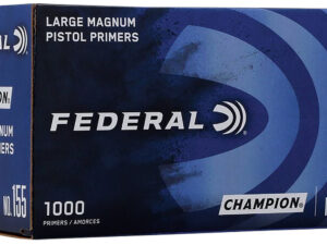 Federal 155 Champion Large Pistol Multi Caliber Handgun 1000 Per Box/5 Case
