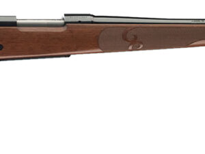 Winchester Guns 535200217 Model 70 Featherweight 243 Win Caliber with 5+1 Capacity, 22" Barrel, Brushed Polish Blued Metal Finish & Satin Walnut Fixed Feather Checkered Stock Right Hand (Full Size)