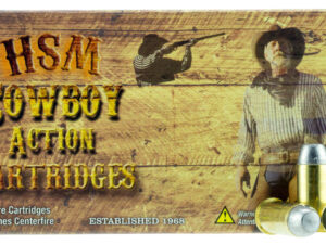 HSM 44R1N Cowboy Action  44 Russian 200 gr Round Nose Flat Point 50 Per Box/ 10 Case